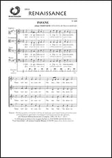 Pavane SATB choral sheet music cover